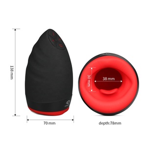 Masturbator for Man Men <span class=keywords><strong>Sex</strong></span> Toys Intimate Silicone Automatic Heating Vibrator Male Penis Training Machine Adults Tools - Product Image 3
