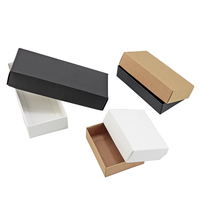 Kraft Paper Square Rigid Gift Boxes with UV Coating and Custom Printing