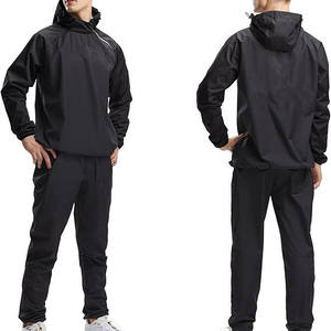 YOUFEI عبر الحدود حجم كبير عرق ملابس اللياقة البدنية غطاء رأس مقاوم للرياح تشغيل ساونا بدلة عادية الرياضة اليوغا صالة ألعاب تنفس - Product Image 3