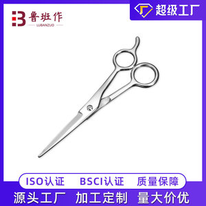 Professional Hairdressing Scissors Stainless Steel Long Handle Flat Shear For Beauty And Barber Use - Product Image 5