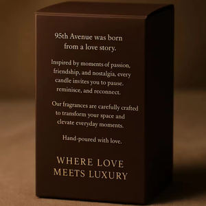 Высококачественные роскошные Ароматические коробки для свечей с тиснением из золотой фольги - Product Image 2