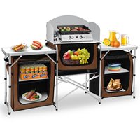 Großhandel Aluminium tragbare klappbare Camping im Freien Kochen Lebensmittel Küchentisch für BBQ Picknick