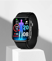 Reloj Inteligente con Medición de Presión Arterial, ECG, Detección de Caídas, Botón SOS, Pantalla AMOLED Cuadrada, Compatible con Android, Monitor de Sueño