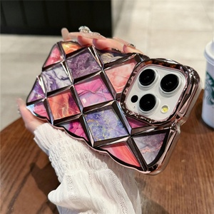 Funda de Lujo para Teléfono con Revestimiento de TPU y Diseño de Mármol para iPhone 17 16 15 14Pro 11 12 13Pro Max, Venta al Por Mayor - Product Image 4