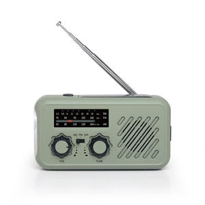 Rechargeable Factory OEM Solar Radio AM FM SW 3 Band 2000mAh Portable <b>LED</b> <b>Flashlight</b> Outdoor Camping Radio Lightweight - Product Image 6