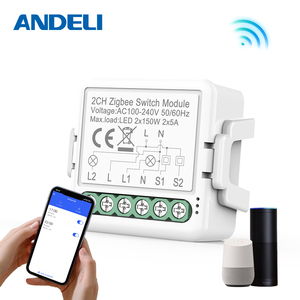 Tuya <span class=keywords><strong>Zigbee</strong></span> <span class=keywords><strong>Smart</strong></span> Mini Switch Module <span class=keywords><strong>Relay</strong></span> funciona con Alexa Google Home <span class=keywords><strong>Zigbee</strong></span> - Product Image 1