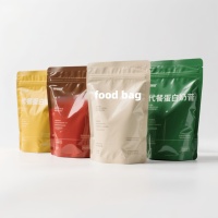 Sacs de conservation alimentaire refermables, pochettes verticales, pour la salle de sport, les aliments congelés, les collations, transparents pour voir le contenu, légers pour les voyages, refermables