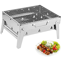 Barbecue à charbon de bois Yakitori Barbecue pliable en acier inoxydable pour camping en plein air