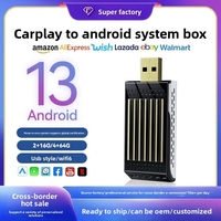 Hot Sale 3-in-1 Car Android Box CarPlay Module Aibox Mirror Screen Smart Box WiFi 6 USB Connection 2+16G RAM/ROM Toyota Land