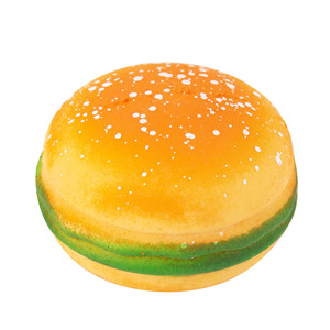 2025 Funny Cute Novelty Stress Relief Hamburger Squishy Food Simulation Burger <b>Squeeze</b> TPR Stress Toy Fidget <b>Ball</b> - Product Image 1