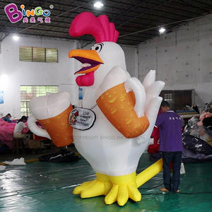 Reklam Amaçlı Şişme Tavuk Kostümü Dekorasyonu Dev Şişme Tavuk Reklam Promosyonu için Özel Şişme Bira Tavuğu - Product Image 2