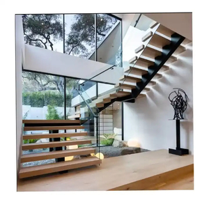 עיצוב מותאם אישית מדרגות מדרגות פנימי ספירלה עם עץ טרד ומעקה - Product Image 3