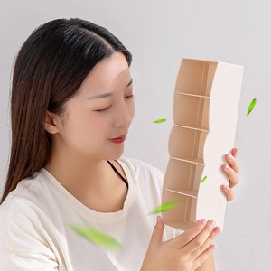XingYou, organizador de armario de plástico, caja de almacenamiento, contenedor de 5 celdas, ropa interior y calcetines, divisor, forma <span class=keywords><strong>Rectangular</strong></span> para almacenamiento de ropa - Product Image 5