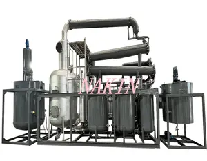 2024 All kinds of lubricating oil regeneration equipment / black oil cleaning used oil recycling machine