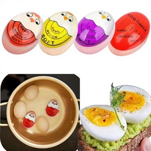 Temporizador de Huevos de Silicona al por Mayor con Indicador de Cambio de Color Sensible, Apto para Lavavajillas, para Huevos Duros/Blandos, Gadget de Cocina - Product Image 1