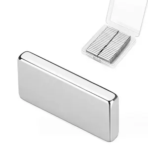 N52 Sale For Packs Powerful Neodymium Permanent Rare Earth Magnet Small Strong Rectangle Magnet Bar For Office Tool Storage