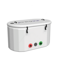ICEGALAX Portable pliant gonflage glace baignoire froid plongeant thérapie traitement baignoire pour athlètes récupération musculaire baignoire blanche