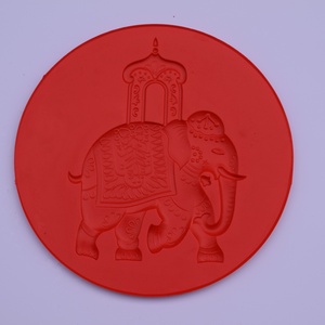 Moule à <span class=keywords><strong>béton</strong></span> en PU à motifs multiples, <span class=keywords><strong>empreinte</strong></span> d'animal, motif floral, moule décoratif pour pavage - Product Image 3