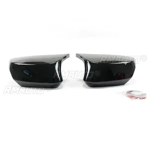 Pour Chevrolet Corvette C8 2020-2023, une paire de coques de rétroviseurs latéraux, accessoires de voiture, aspect carbone noir brillant - Product Image 2