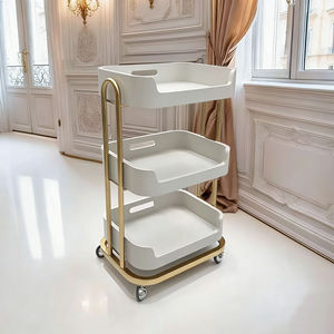 Beauty High-end Beauty Trolley Beauty Salon <b>Cart</b> Mobile Drawer Shelf Tattoo SPA Solid Wood Trolley for Sale - Product Image 3
