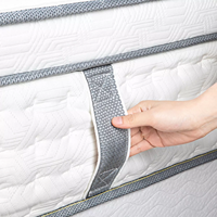 Matelas à ressorts ensachés en mousse à mémoire de forme écologique Euro Top, tailles King, Queen et Simple, pour hôtels, appartements, chambres et écoles