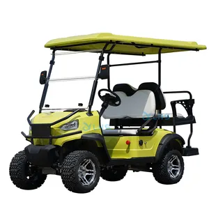 Customized off road hunting golf trolley folding used club golf car electrical power steering buggy golf cart on sale