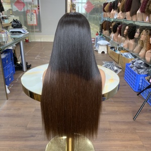 Peluca de Cabello Humano Vietnamita Natural de Lujo, Doble Trama, Máxima Densidad, 28 Pulgadas, Gran Volumen - Product Image 4