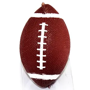 LZ0103促销定制3D橄榄球美式橄榄球形状FDA硅胶肥皂/蜡烛模具