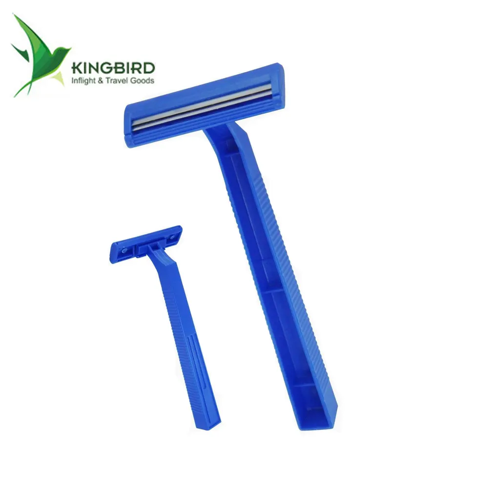 disposable high quality disposable airline hotel amenity blade shaver