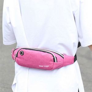 Sac de taille sport en tissu Oxford, sac banane pour téléphone portable, léger, imperméable et résistant à l'usure, sac de poitrine - Product Image 5