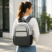 Sac à dos tendance pour étudiants, imperméable, écologique, pour ordinateur portable, personnalisable avec logo, fabriqué par HAIBOWY