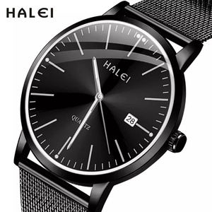 Montre à quartz HALEI neuve et originale pour homme, étanche niveau 3, en acier inoxydable, mouvement japonais, vente en gros, livraison directe - Product Image 6