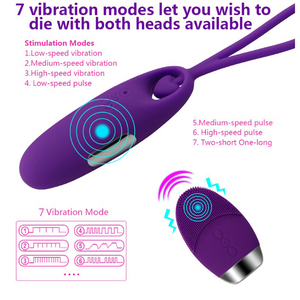 Vibrador para adultos con forma de corazón, huevo vibrador incorporado, control remoto inalámbrico - Product Image 5