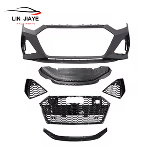 Kit de carrosserie automobile de haute qualité pour <span class=keywords><strong>Audi</strong></span> <span class=keywords><strong>A7</strong></span> mise à niveau vers RS7 1:1 Matériau PP 2019-2020 Kit de carrosserie Pare-chocs avant avec calandre en nid d'abeille - Product Image 5