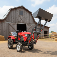 Traktor Pertanian Mini Traktor 4x4 Mini Traktor Kebun Pertanian dengan Perlengkapan Lengkap