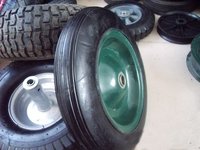 Roues en caoutchouc solide pour poussette de poupée, chariot de jardin, brouette