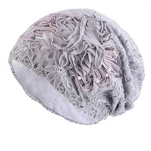 Nuevo Estilo, Bordado Personalizado, Encaje para Mujer, Transpirable, Lentejuelas Hechas a Mano, Poliéster/Algodón, Playa, Negocios, Flores - Product Image 3