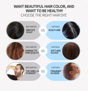 Shampoo colorant capillaire noir 3 en 1 au ginseng avec peigne, crème colorante pour <span class=keywords><strong>cheveux</strong></span> gris pour hommes et femmes - Product Image 5