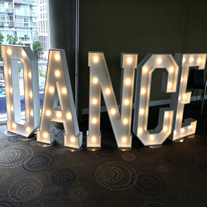 Custom LED letter lights, wedding decorations, outdoor <b>decorative</b> <b>lighting</b>, suitable for weddings, parties, birthdays - Product Image 2