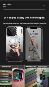 <span class=keywords><strong>Coque</strong></span> de téléphone antichoc en PC mat peint à motif dessin animé QY pour <span class=keywords><strong>iPhone</strong></span> 17/16/15/<span class=keywords><strong>14</strong></span>/13/12/11/8 <span class=keywords><strong>Pro</strong></span> Max - Product Image 6