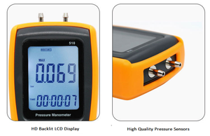 เกจวัดความดันแบบดิจิตอลพร้อมจอแสดงผล LCD - Product Image 5