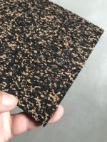 Alfombrilla de goma de corcho para suelo y pared Alfombrilla de suelo acústica con reducción de sonido