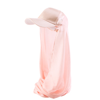 Mode Unique Écharpe Musulmane Visière Casquette Couleur Unie Hijab Casquettes de Baseball pour les Femmes