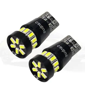 Ampoule LED de voiture LED parfaite T10 blanc 18 SMD 3014 18 SMD 12V LED lampe de recul T10 501 W5W 194 LED