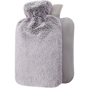 Dropshipping <strong>Hot</strong> <strong>Water</strong> <strong>Bottle</strong> With Plush Cover 2L PVC <strong>Hot</strong> <strong>Water</strong> Bag <strong>for</strong> Neck Shoulder Pain and Hand <strong>Feet</strong> Warmer Menstrual Cramps - Product Image 1