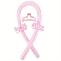Lot de 12 bigoudis en satin sans chaleur, kit cadeau pour boucler les cheveux la nuit, bonnet de nuit, taie d'oreiller en soie, kit de soin capillaire OEM ODM