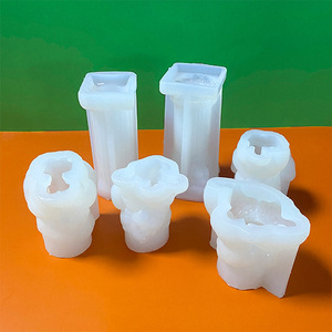 Moule <span class=keywords><strong>en</strong></span> silicone pour bougie aromatique <span class=keywords><strong>en</strong></span> forme de colonne romaine avec petit ange 3D, vente chaude - Product Image 2
