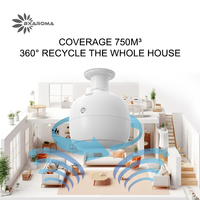 Installation centrale en plastique montée par plafond électrique de diffuseur d'arome de machine commerciale intelligente de parfum d'air garantie de 1 an