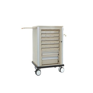 Chariot de livraison de médicaments pour hôpital médical Xufeng, à 7,5 roulettes, trois niveaux, pour soins infirmiers, urgences, chirurgie et anesthésie - Product Image 1