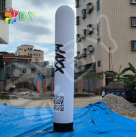 Colonne d'éclairage LED gonflable Tube gonflable géant pour fête